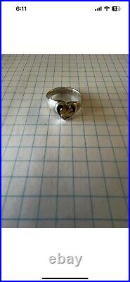 14K Gold And Silver James Avery Dove Heart Ring Size 9.25. Free Shipping 14K Gold And Silver James Avery Dove Heart Ring Size 9.25. Free Shipping