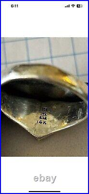 14K Gold And Silver James Avery Dove Heart Ring Size 9.25. Free Shipping 14K Gold And Silver James Avery Dove Heart Ring Size 9.25. Free Shipping
