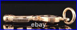 14K Gold JAMES AVERY KEY TO MY HEART Charm Pendant Love 585 Uncut Ring