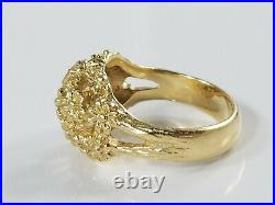 14K Gold James Avery MARGARITA FLOWER DOME Ring Size 3 1/2 Retired