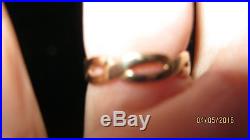 14K JAMES AVERY TWISTED WIRE DANGLE RING WithSAND DOLLAR $330