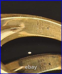 14K Yellow Gold JAMES AVERY BELLA GARNET RING Size 7.5 Retired 585 Video