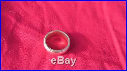 14K yellow gold ring 9 grams Heavy wedding band size 7.5 James Avery