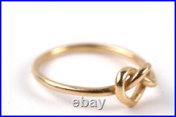 14k Gold James Avery Love Knot Ring Band size 7