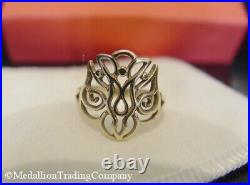 14k Gold James Avery Open Descending Dove Ring Holy Spirit Matt 316 Size 8.5