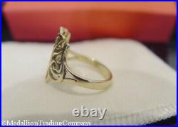 14k Gold James Avery Open Descending Dove Ring Holy Spirit Matt 316 Size 8.5