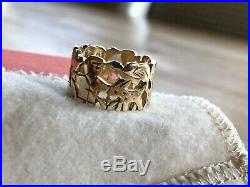 14k Gold Ring StFrancis Assissi James Avery. Sz 6. Retired, RARE Find. Beautiful