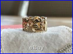 14k Gold Ring StFrancis Assissi James Avery. Sz 6. Retired, RARE Find. Beautiful