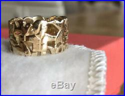 14k Gold Ring StFrancis Assissi James Avery. Sz 6. Retired, RARE Find. Beautiful
