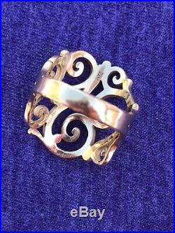 14k James Avery Yellow Gold Sorrento Ring Sz 6.25 Beautiful Condition