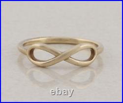 14k Yellow Gold Infinity Ring Band James Avery Size 7