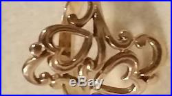 14kt yellow gold heart-to-heart james avery ring size 6.5
