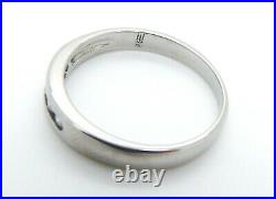 18K James Avery White Gold Debra Diamond Ring Band Size 7