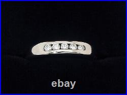 18K James Avery White Gold Debra Diamond Ring Band Size 7