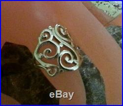 $570 retail! James Avery 14k Open Sorrento Ring Size 9 Excellent condition