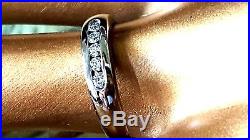 $850 James Avery Diamond & 18k White Gold Debra Ring/Band NO RESERVE 7 DAYS ONLY