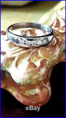 $850 James Avery Diamond & 18k White Gold Debra Ring/Band NO RESERVE 7 DAYS ONLY