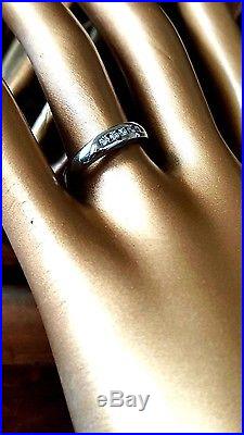 $850 James Avery Diamond & 18k White Gold Debra Ring/Band NO RESERVE 7 DAYS ONLY