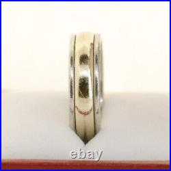 AUTHENTIC James Avery Simplicity Band 14K Yellow Gold and Sterling Size 8.25