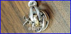 Beautiful James Avery Retired Enduring Bond Earrings and Ring Size 7 set