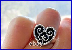 Beautiful James Avery Retired Heart Ring Size 6 in Original JA Box/Pouch