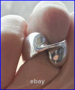 Beautiful James Avery Retired Mid Twist Abstract Ring Size 6 Vintage Neat Piece