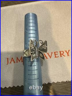 Classic James Avery Mariposa Butterfly Ring 925 Sterling Silver, Size 6.5 Classic James Avery Mariposa Butterfly Ring 925 Sterling Silver, Size 6.5