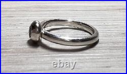 Designer James Avery Sterling Silver Remembrance White Sapphire Band Ring