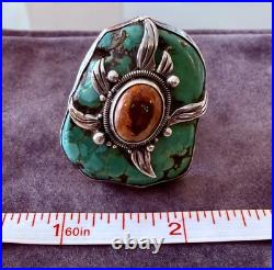 Echo of the Dreamer RD958R Green Turquoise Fire Opal Sterling Silver Ring