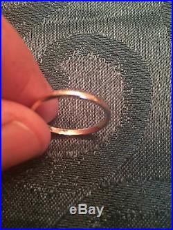 Famous James Avery 14k Gold Wedding Band Ring Size 9.5