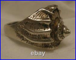 GORGEOUS! James Avery Womens. 925 Sterling Silver CONCH Seashell Ring Size 8