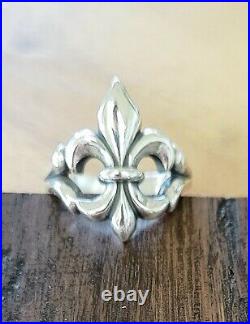 Gorgeous James Avery RETIRED Fleur De Lis Ring Size 7.75