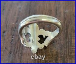 Gorgeous James Avery RETIRED Fleur De Lis Ring Size 7.75