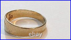 HTF James Avery 14K Yellow Gold Jesus Cross Ring Size 5 MASSIVE SELECTION LOOK