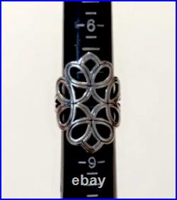 HTF VTG Retired James Avery Long Tracery Ring. 925 Sterling Silver Size 8 HTF VTG Retired James Avery Long Tracery Ring. 925 Sterling Silver Size 8