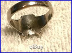 Hard to find! Retired James Avery Christmas 3D Teddy Bear Ring Size 7, free ship
