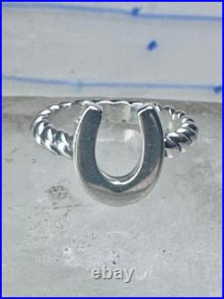 Horseshoe ring by James Avery Good Luck size 3.75 sterling silver women girls pi