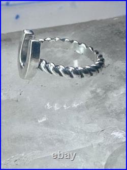 Horseshoe ring by James Avery Good Luck size 3.75 sterling silver women girls pi