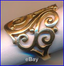 James Avery 14k Gold Sorrento Style Ring (graceful Beauty) No Reserve