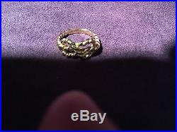 James Avery 14k Gold Twisted Wire Ring Size 5