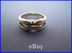 JAMES AVERY 14K Gold and Sterling Silver Enduring Bond Ring Size 6.5