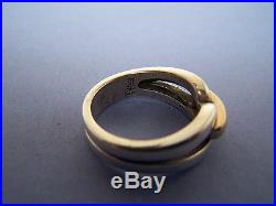 JAMES AVERY 14K Gold and Sterling Silver Enduring Bond Ring Size 6.5