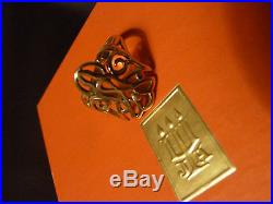 JAMES AVERY 14K YELLOW GOLD OPEN DESCENDING DOVE RING SIZE 8.5 RETIRED 4.0 GRAMS