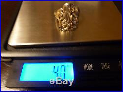 James Avery 14k Yellow Gold Open Descending Dove Ring Size 8.5 Retired 4.0 Grams