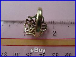 James Avery 14k Yellow Gold Open Descending Dove Ring Size 8.5 Retired 4.0 Grams