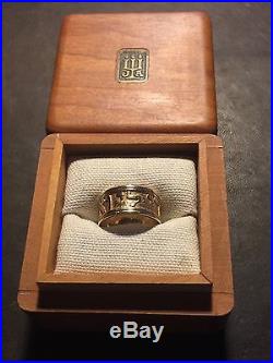 JAMES AVERY 14K Y GOLD SONG OF SOLOMON WOMAN'S RING / BAND SIZE 6.5 GRAMS 8.1