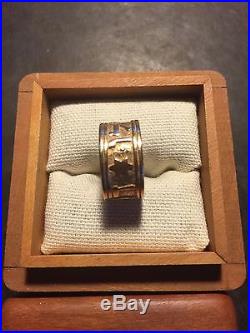 JAMES AVERY 14K Y GOLD SONG OF SOLOMON WOMAN'S RING / BAND SIZE 6.5 GRAMS 8.1