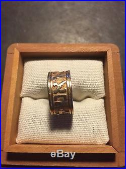 JAMES AVERY 14K Y GOLD SONG OF SOLOMON WOMAN'S RING / BAND SIZE 6.5 GRAMS 8.1