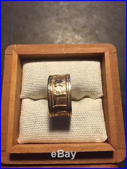 JAMES AVERY 14K Y GOLD SONG OF SOLOMON WOMAN'S RING / BAND SIZE 6.5 GRAMS 8.1