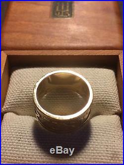 JAMES AVERY 14K Y GOLD SONG OF SOLOMON WOMAN'S RING / BAND SIZE 6.5 GRAMS 8.1